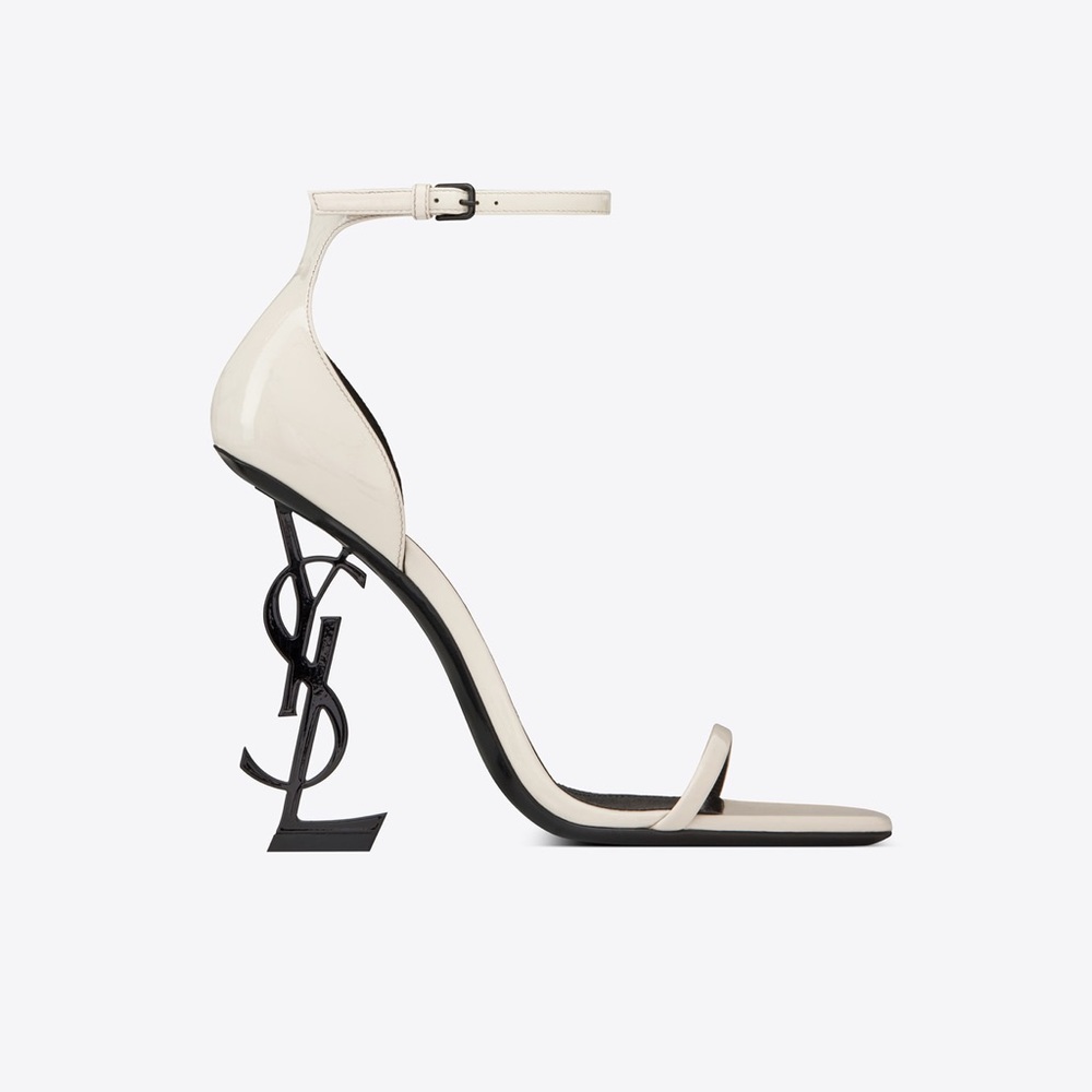 Saint Laurent Opyum Sandals in Patent Leather